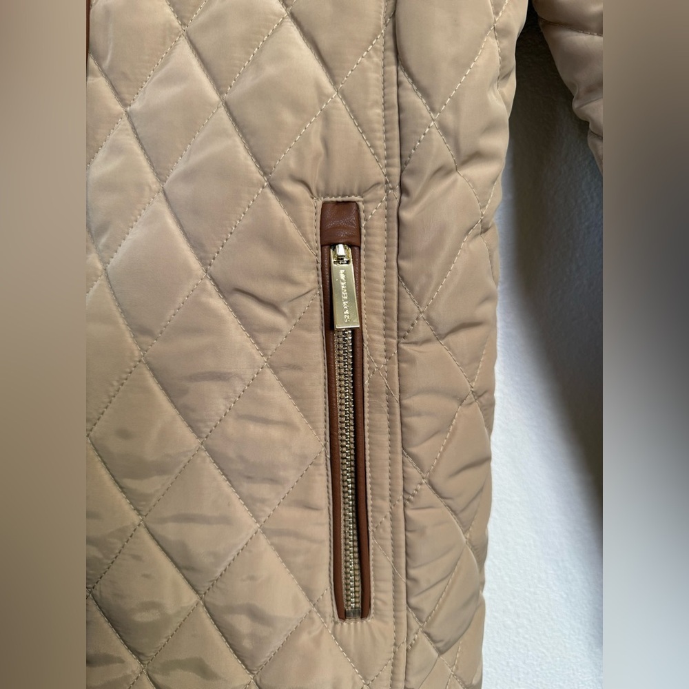 Michael Kors Tan MK Monogram Jacket - Picture 9 of 11
